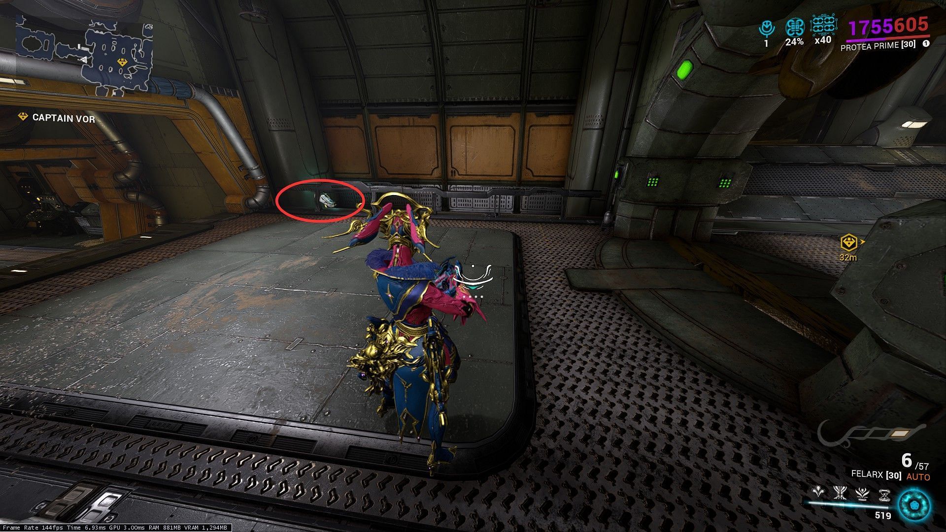 Console outside boss room (Image via Digital Extremes)